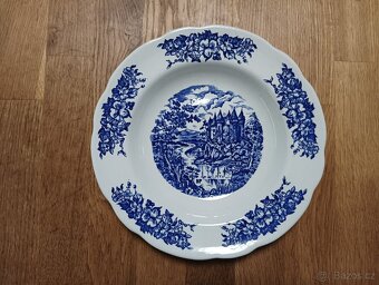 STARÝ PYROBLAN PORCELÁNOVÝ TALÍŘ BRITISH PETROLEUM FRANCE - 5