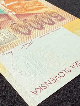 5000 Sk BIMILENIUM 2000, zlatý přetisk. Série A - 1995 UNC - 5