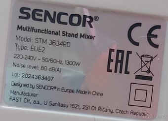 Multifunkční kuchyňský robot SENCOR STM 3634RD - 5