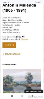 Obraz ,olej ,A.Malenda . - 5