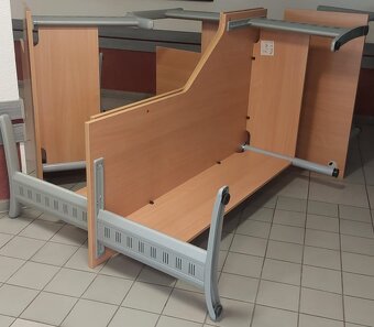 Kancelářský rohový stůl, 3 ks - 5