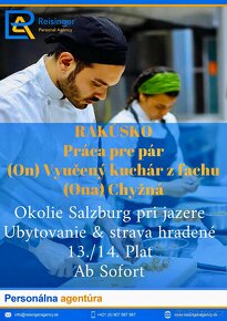 Práce v Rakousku v gastronómii chyžná, čašník, Kuchár - 5