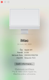 Apple iMac M1 2021 8 Gb - 5