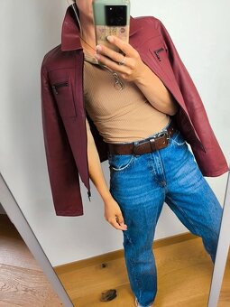 kožená bunda pravá kůže - 5