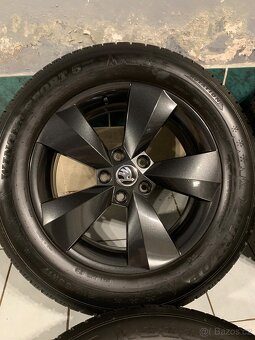 Alu kola Škoda R17 5X112 ZIMNÍ PNEU 215/65 R17 KODIAQ - 5