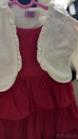 Krásné červené šatičky Next vel. 92 - 5