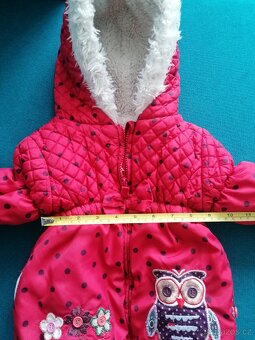 Zimní bunda se sovičkou 86/92 - 5