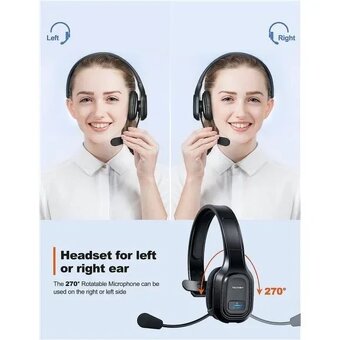 Bluetooth headset Tecknet TK-HS001 Bezdrátová sluchátka - 5
