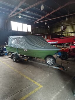 Loď Flexor s motorem Honda BF 30 včetně vozíku - 5