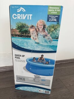 Bazén CRIVIT Quick Up / Easy Set s filtrací - 5