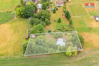 Prodej pozemku s chatou 1160 m², Zemětice - Chalupy - 5