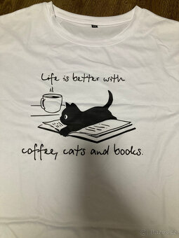 nová trička s kočkou vel XXL-XXXL - 5