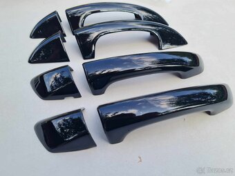 ČIERNE krytky klučiek - ŠKODA VOLKSWAGEN SEAT - 5