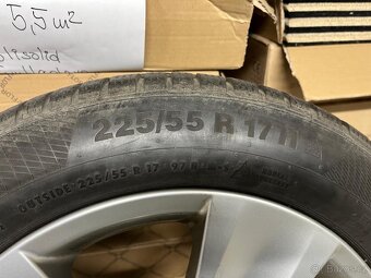 Alu kola, disky vcetne pneu 225/55/r17 - 5