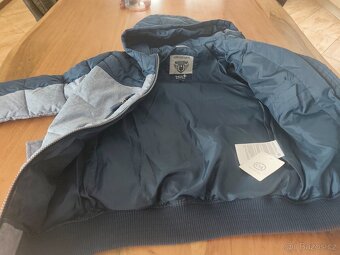 Zimní bunda vyteplená 134 8-9let nová - 5