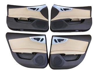Sedačky béžová samet kůže Audi A7 4G sportback r.v. 2012 - 5