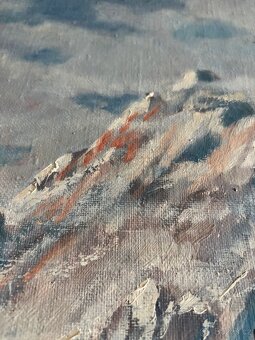 Obraz M.Kohút Vysoké Tatry 1968, olej na plátně 115x90 - 5