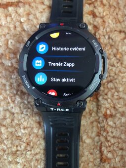 Prodám hodinky Amazfit T-Rex 2 Ember Black - 5