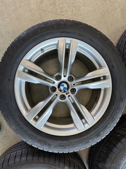 Originál alu kola R19 BMW X5 m paket F15 zánovní letní pneu - 5