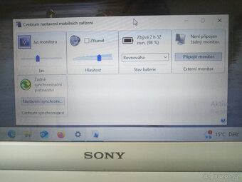 SONY VAIO PCG-71313M - (svižný, i3, SSD, 4GB, OK baterie, HD - 5