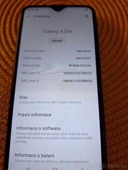 Samsung galaxy A20e - 5