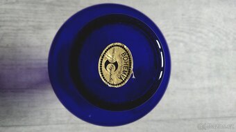 Vintage vázička kobaltové sklo - 5