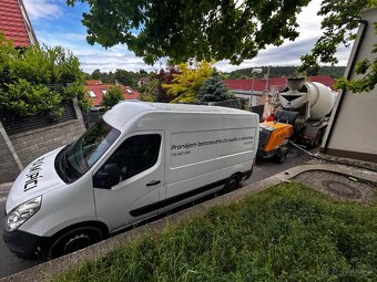 Čerpání betonu/Pronájem pístového čerpadla s obsluhou - 5