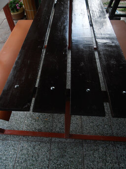 PÁRTY SEDAČKA KOVOVÁ PRO 6 OSOB - 5