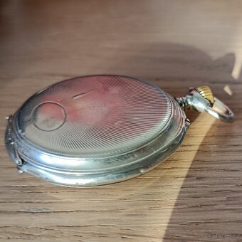 Stříbrné kapesní hodinky IWC SCHAFFHAUSEN - 5