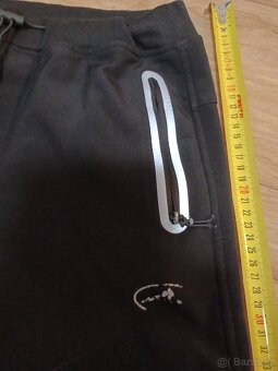 Zateplené kalhoty kugo 158 černé - 5