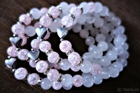 Svatební, rozlučkové náramky Svědkyně gravír. ocel.placička - 5