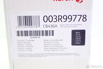 HP Laserjet náhradní laser cartridge černá CB436A - 5