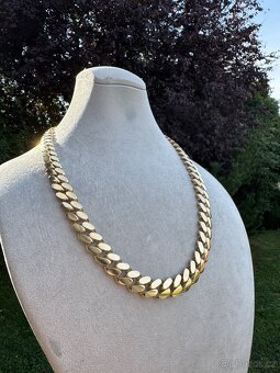 Zlaty řetěz PANCÍŘ - CUBAN CHAIN 51.4g 585 14k - 13mm - 5