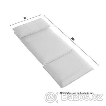 Rozkládací křeslo ENI, šedá - 5