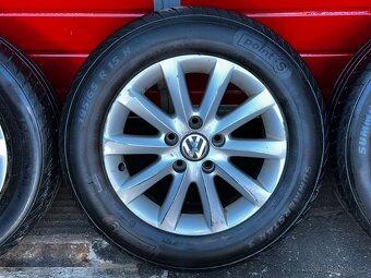 Original ALU kola VW Bristol 15" 6,5J ET50 + 195/65/R15 - 5