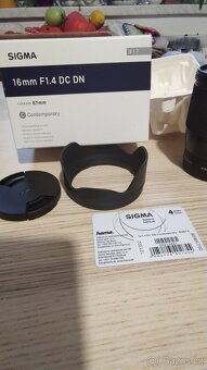 Sigma 16 mm f/1,4 DC DN Contemporary Sony E - 5