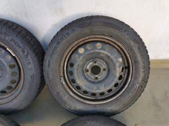 185/65R15 zimní sada dacia logan, clio 6x15 4x100x60 ET40 - 5