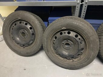 Plechové disky 15" včetně zimních pneu - 5