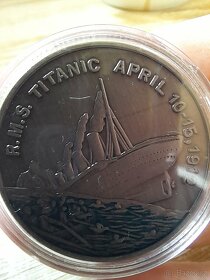 Pamětní Mince a cihličky Titanic - 5