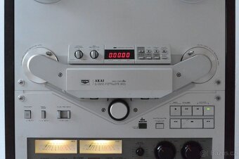 Akai GX-747dbx stříbrná, automatický reverz. Poslední Akai „ - 5