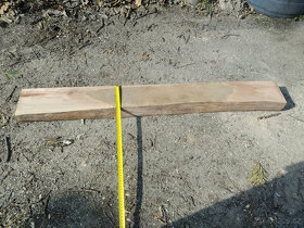 Jabloňová fošna 6cm silná, rok 2002, naprosto suchá,nehne se - 5