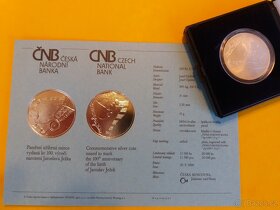 200 Kč stříbrné mince ČNB_1995-2010_BK / PROOF - 5