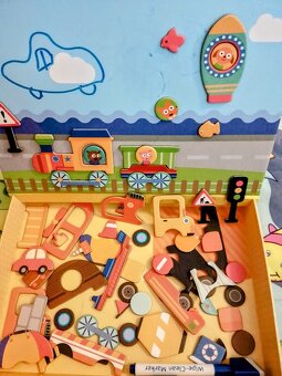 HRAČKA MAGNETIC ART CASE Cars pro děti od 3 let - 5