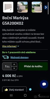 BOČNÍ MARKÝZA 2x3 METRY - 5