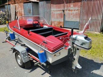 Motorový člun Hille 350 + Honda 5Ps 4takt - 5