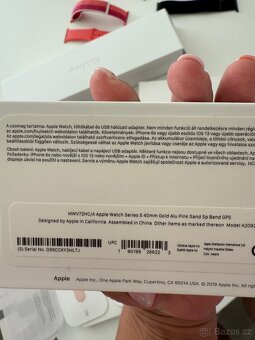 Apple Watch série 5 40mm růžové - 5