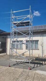 Pojízdné hliníkové lešení Klasiko 1450x1800, PV 6,2m - 5