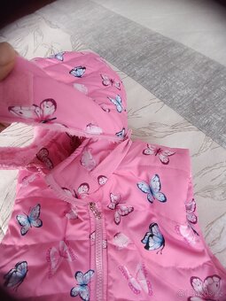 Dětská podzimní vesta, vel. 116 - 5