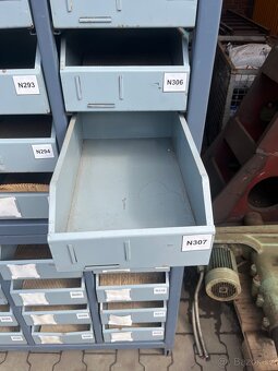 Zásuvkový,šuplíkový regál - 5