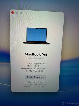 MacBook Pro 14” M3 Pro 18GB/1TB Space Black - 5